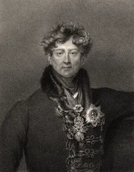Kong George IV, graveret af Edward Scriven (1775-1841), fra pladen af William Finden (1787-1852), fra 